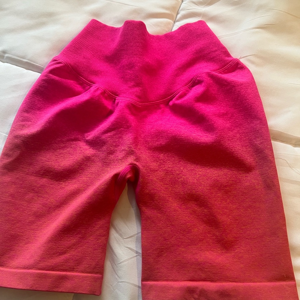 BuffBunny Vivid Pink Athletic Shorts